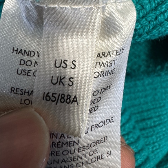 Free People Teal Knit Crewneck Sweater - Picture 14 of 14